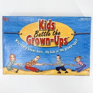 Vintage Game Kids Battle the Grown-Ups Board Game Ages 8-Adult COMPLETE
